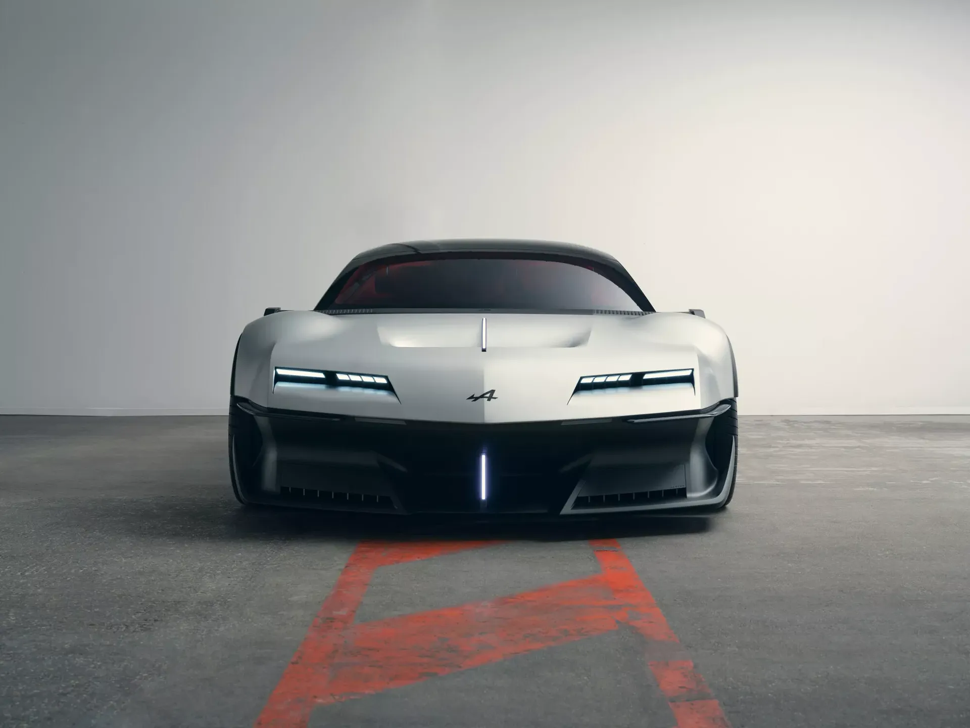 Alpine A310 Vision — przód, pełny, studio