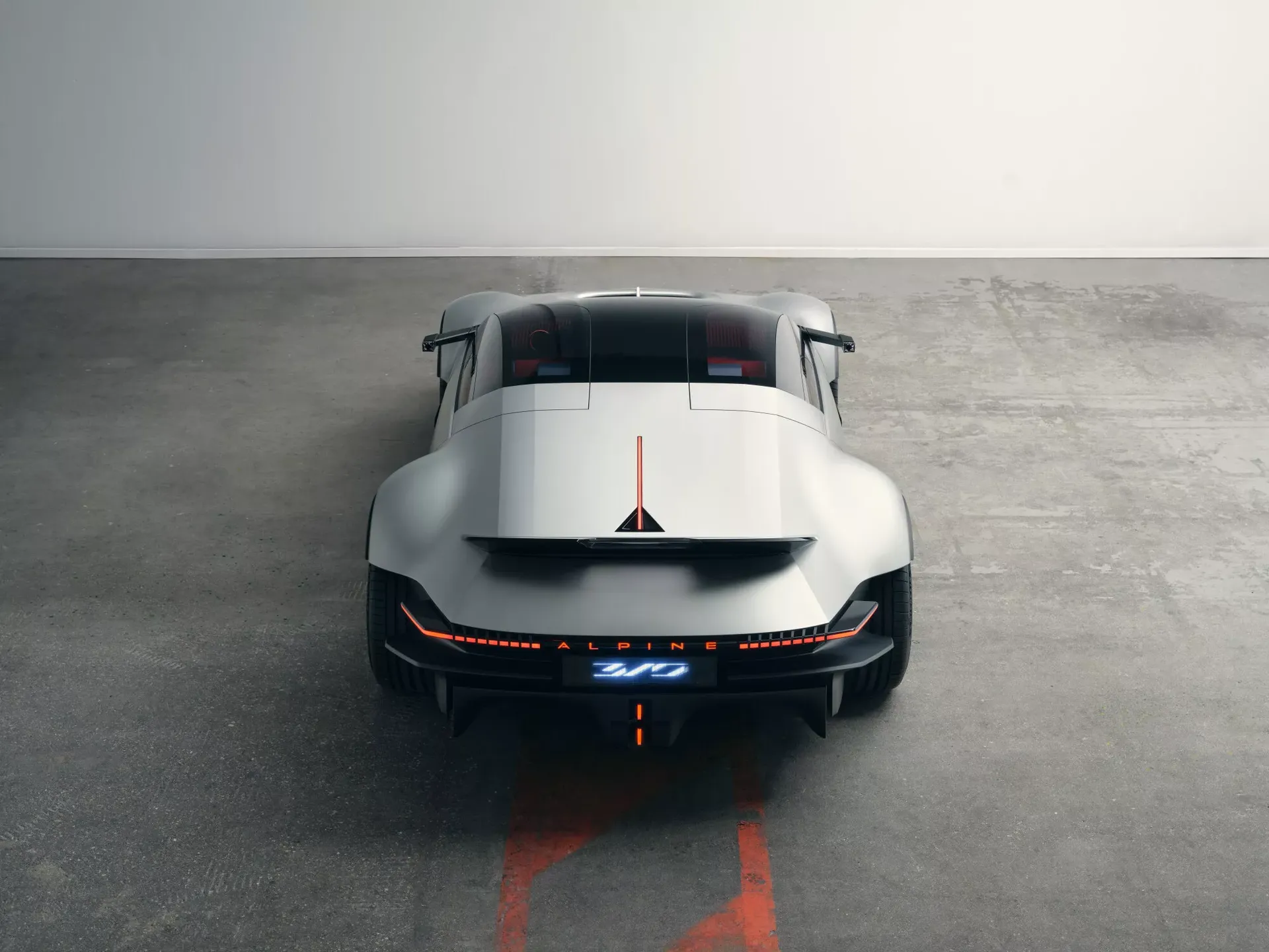 Alpine A310 Vision — tył, widok z góry