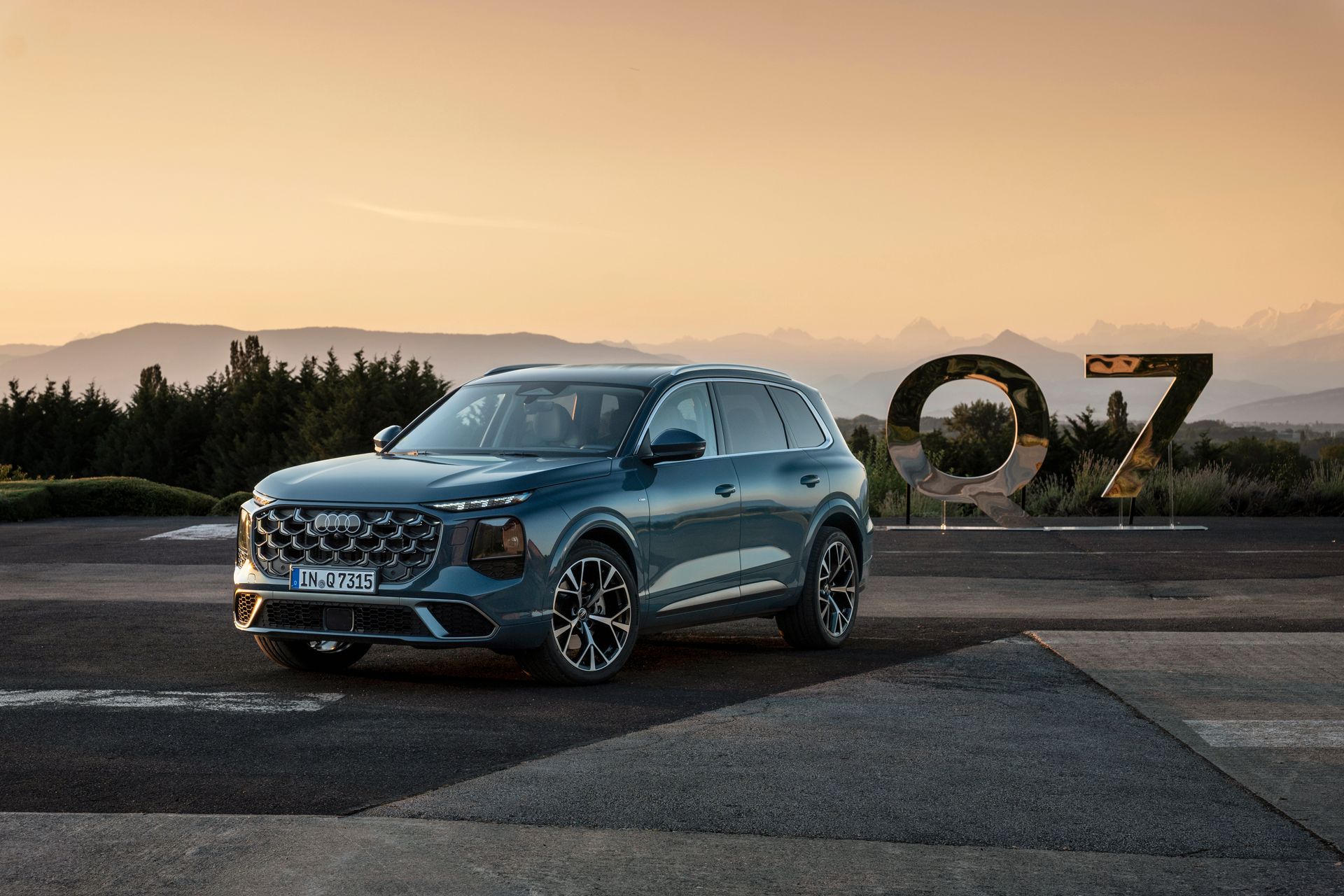 Audi Q7 — przód, widok 3/4