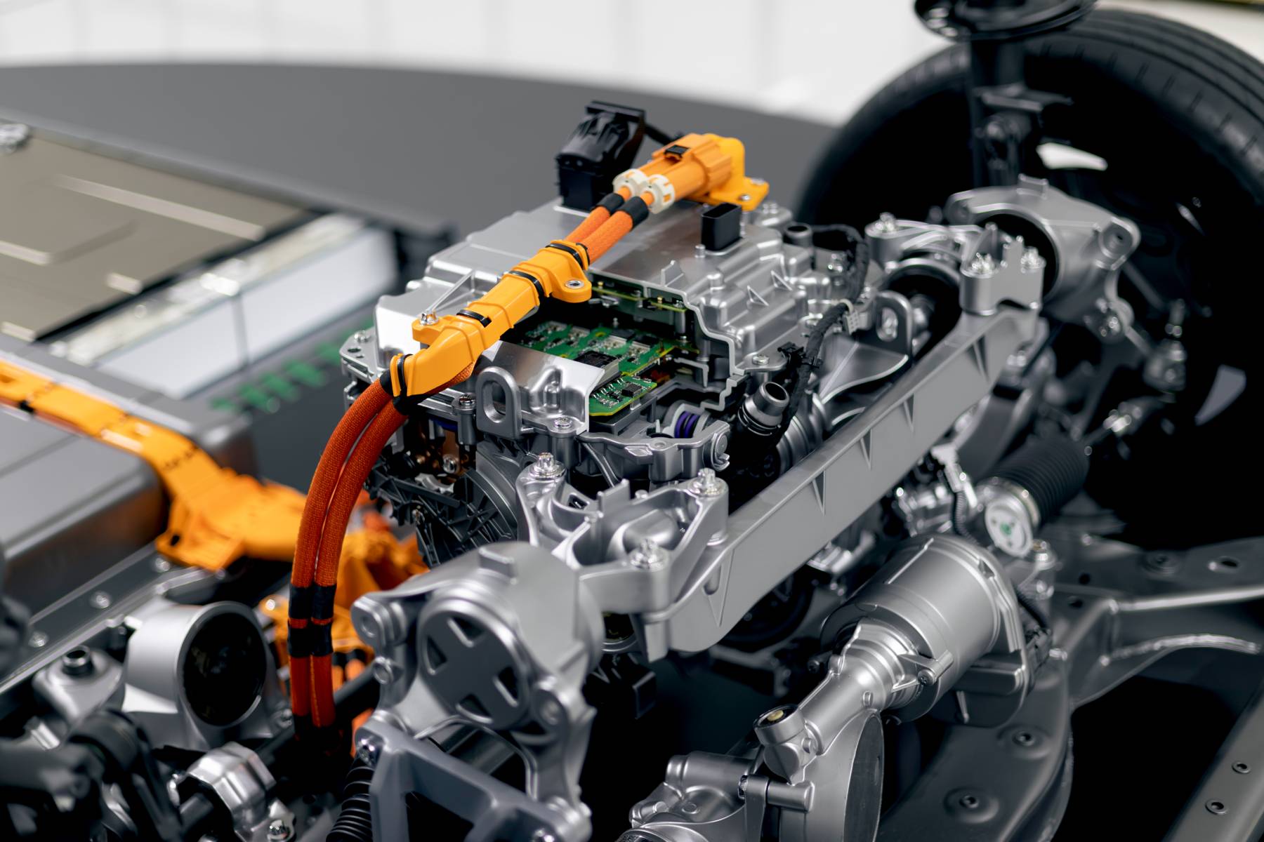 Mercedes-Benz – napęd elektryczny (detal)