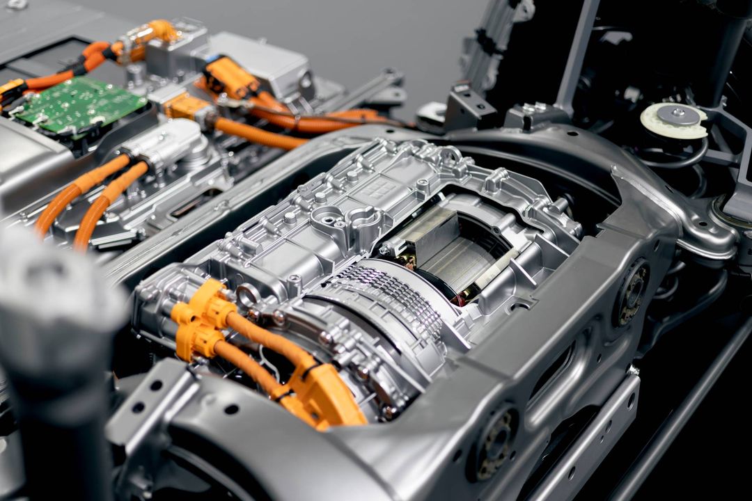 Mercedes-Benz – komponent napędu elektrycznego (detal)