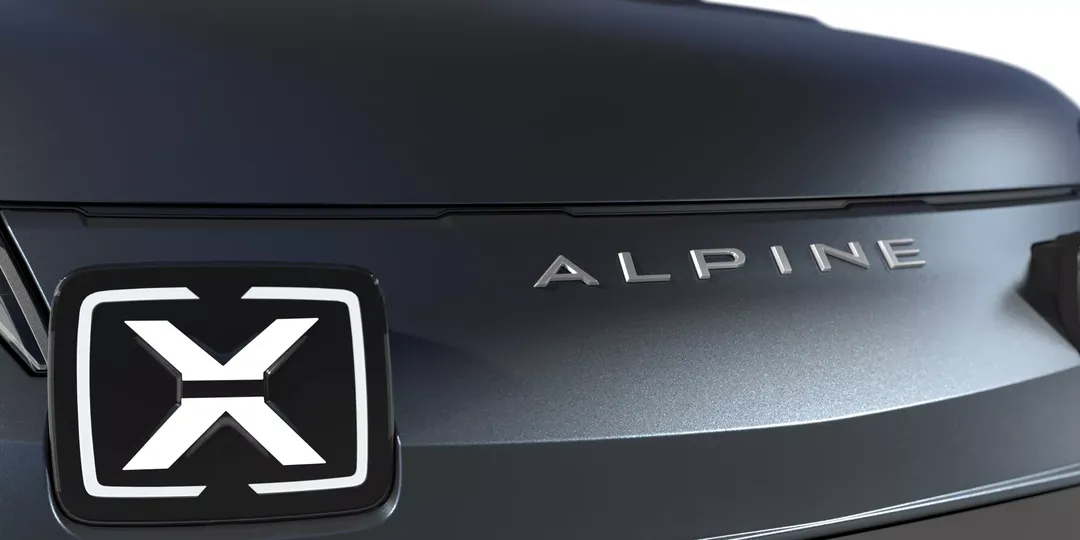 Alpine A290 Collection — detal, logo
