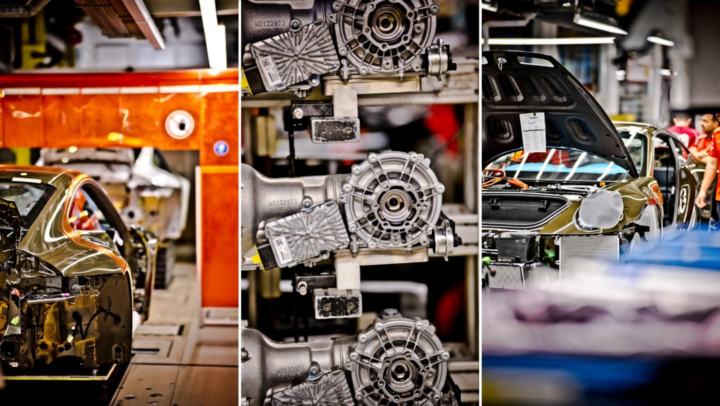 Porsche 911 GT3 Bergsport — proces montażu w fabryce