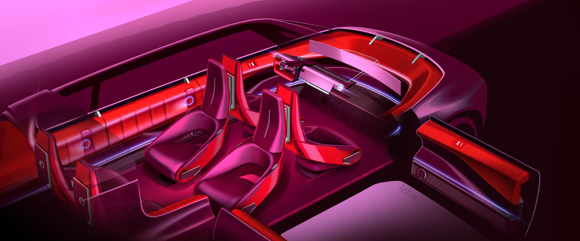 Renault E-Space Concept — wnętrze, siedzenia i kokpit