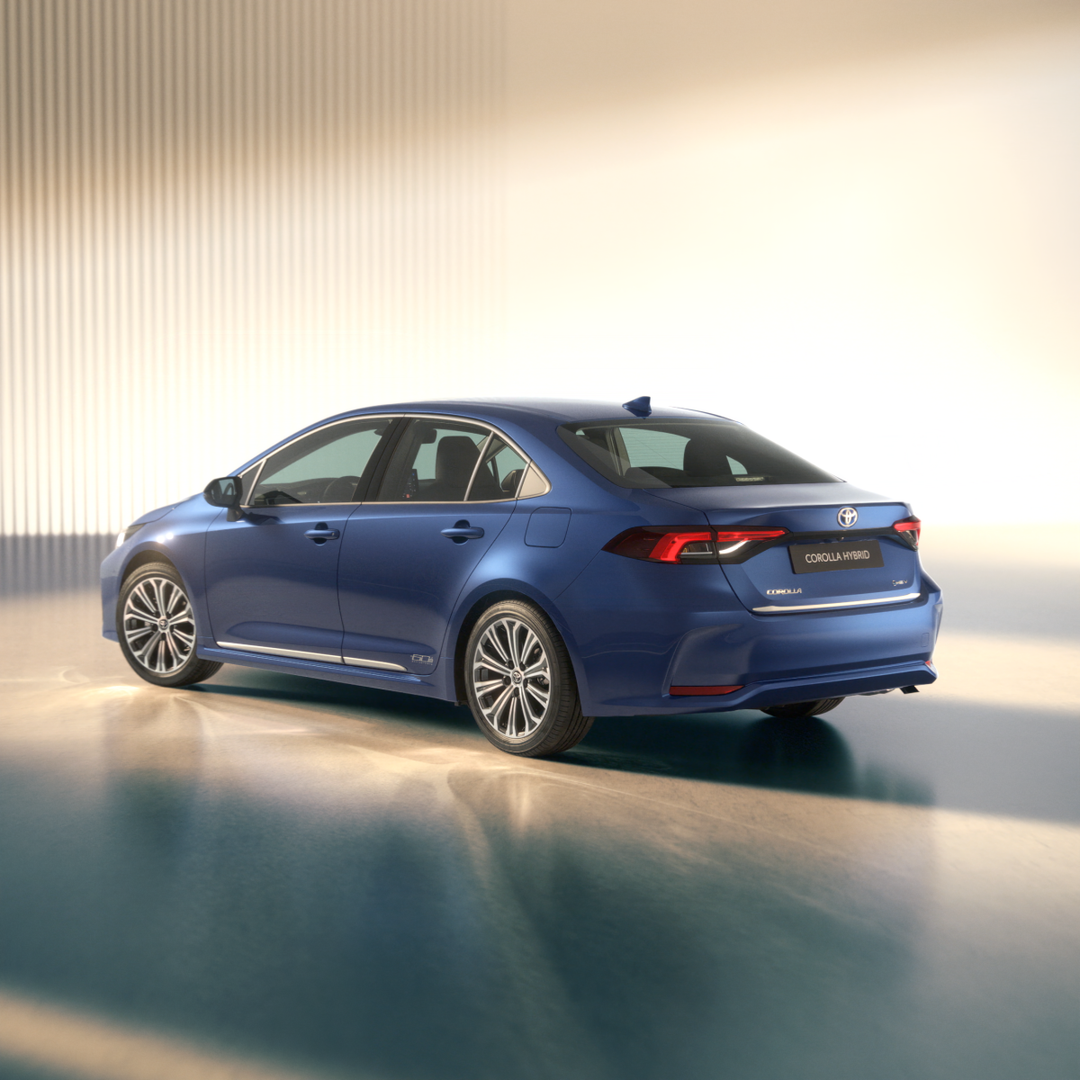 Toyota Corolla sedan — tył, ujęcie studyjne