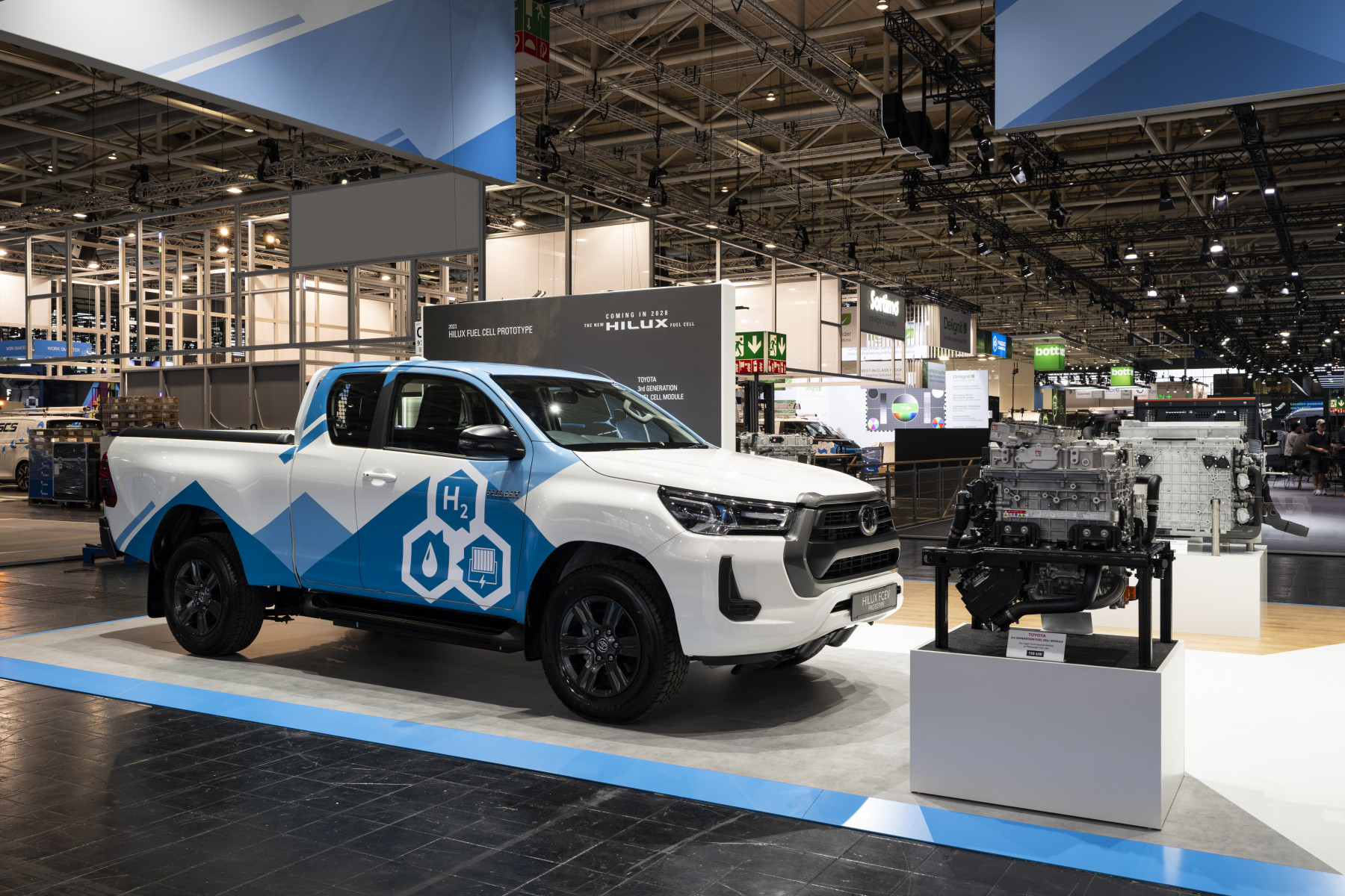 Toyota Hilux – przód, prototyp z ogniwami paliwowymi